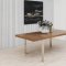 Struttura Dining Table in Walnut by Whiteline Imports w/Options