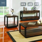 705658 Coffee Table 3Pc Set in Bourbon - Scott Living by Coaster