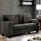 Pingree Sofa CM6034 in Dark Gray Linen-Like Fabric w/Options