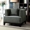 Sofia CM6761GY Sofa in Gray Fabric w/Options