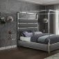 Encore Bed in Grey Faux Leather by Meridian w/Options