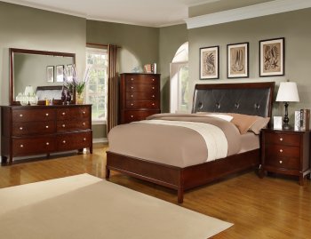 B295 Bedroom in Cherry Finish w/Options [EGBS-B295]