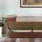 Contemporary Sofa Bed in Beige & Brown Microfiber w/Storage