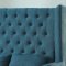 Alcacer Accent Loveseat Bench CM-BN6223 in Dark Teal Fabric