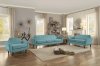 Ajani Sofa 8379TL in Teal Fabric by Homelegance w/Options