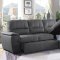 Andes Sectional Sofa Bed 9858GY in Gray Fabric by Homelegance