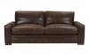 Modena Sofa 54060 MI Piace in Vintage Espresso Top Grain Leather