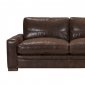 Modena Sofa 54060 MI Piace in Vintage Espresso Top Grain Leather