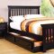 CM7920BK Canberra Kids Bedroom in Black w/Options