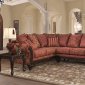 7650 Sectional Sofa in Magenta Fabric by Serta Hughes