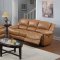 Marshall Avenue Power Motion Sofa Set in Cream Leather