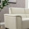 U9460 Sofa in Blanche White Leather Gel by Global w/Options