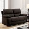 Amaris Motion Sofa CM6596 in Brown Fabric w/Options