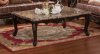 Aroma Coffee Table 3Pc Set in Cherry w/Genuine Marble Top