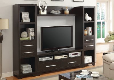 703301 Entertainment Unit in Cappuccino by Coaster