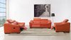 8021 Reclining Sofa in Orange Full Leather by ESF w/Options