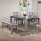 Ludolf 5Pc Dining Set 107131 by Coaster w/Options