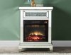 Noralie Electric Fireplace 90866 in Mirrored by Acme