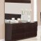 Nelly Bedroom in Oak Veneer Wengee w/Options by Whiteline