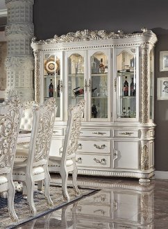 Vendome Buffet with Hutch DN01350 in Antique Pearl by Acme