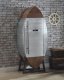 Brancaster Wine Cooler Cabinet 97195 in Brown & Aluminum by Acme