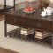 702808 Coffee Table in Dark Tobacco by Coaster w/Options