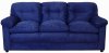 Blue Fabric Modern Sofa & Loveseat Set w/Options