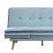 Savilla Adjustable Sofa 57162 in Blue Linen Fabric by Acme