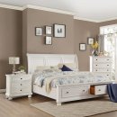 Laurelin Bedroom 1714WH 5Pc Set in White by Homelegance