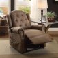 Roeland Power Lift Chair 8438 in Dark Brown by Homelegance