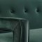 Concur Sofa in Green Velvet Fabric by Modway