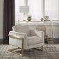 902785 Accent Chair in Ivory Fabric by Coaster