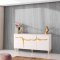 Stream Buffet in White w/Gold Accent by Modern Art