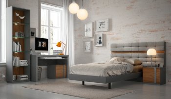 Palma Kids Bedroom in Grey by ESF w/ Options [EFKB-Palma Grey]