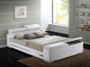 20680 Layla Upholstered Bed White Leatherette w/Options by Acme