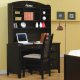 Phoenix 400187 Desk w/Hutch in Cappuccino by Coaster