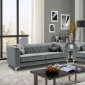 LCL-016 Sofa & Loveseat Set in Gray Velvet