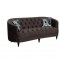 Avonlea Sofa 509151 - Chocolate Brown Velvet - Coaster w/Options