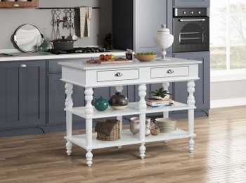 Rorratt Kitchen Island AC00186 in White by Acme [AMKI-AC00186 Rorratt]