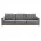 Loft Sofa in Gray Velvet Fabric by Modway w/Options