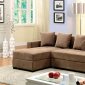 Murdo Sectional Sofa CM6323 in Brown Fabric