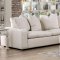 Acmar Sofa SM9103 in Cream Linen-Like Fabric w/Options