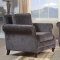 Ilex Sofa 50290 Sofa in Gray Chenille by Acme w/Options