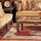 Lalia Traditional Sofa in Fabric w/Optional Items