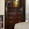 2126 Beaux Bedroom by Homelegance in Dark Cherry w/Options