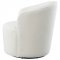 Joyce Swivel Accent Chair Set of 2 905633 in White by Coaster