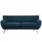 Remark EEI-1633-AZU Sofa in Azure Fabric by Modway w/Options