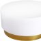 Deco Coffee Table 215 in White & Gold by Meridian w/Options