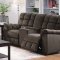 Lennox Motion Sofa 650241 Chocolate Velvet by Coaster w/Options