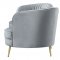 Sophia Sofa 506864 in Gray Velvet by Coaster w/Options